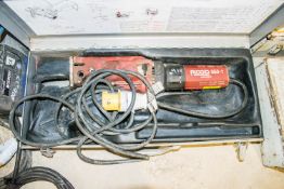Ridgid 550-1 110 volt pipe saw  c/w carry case