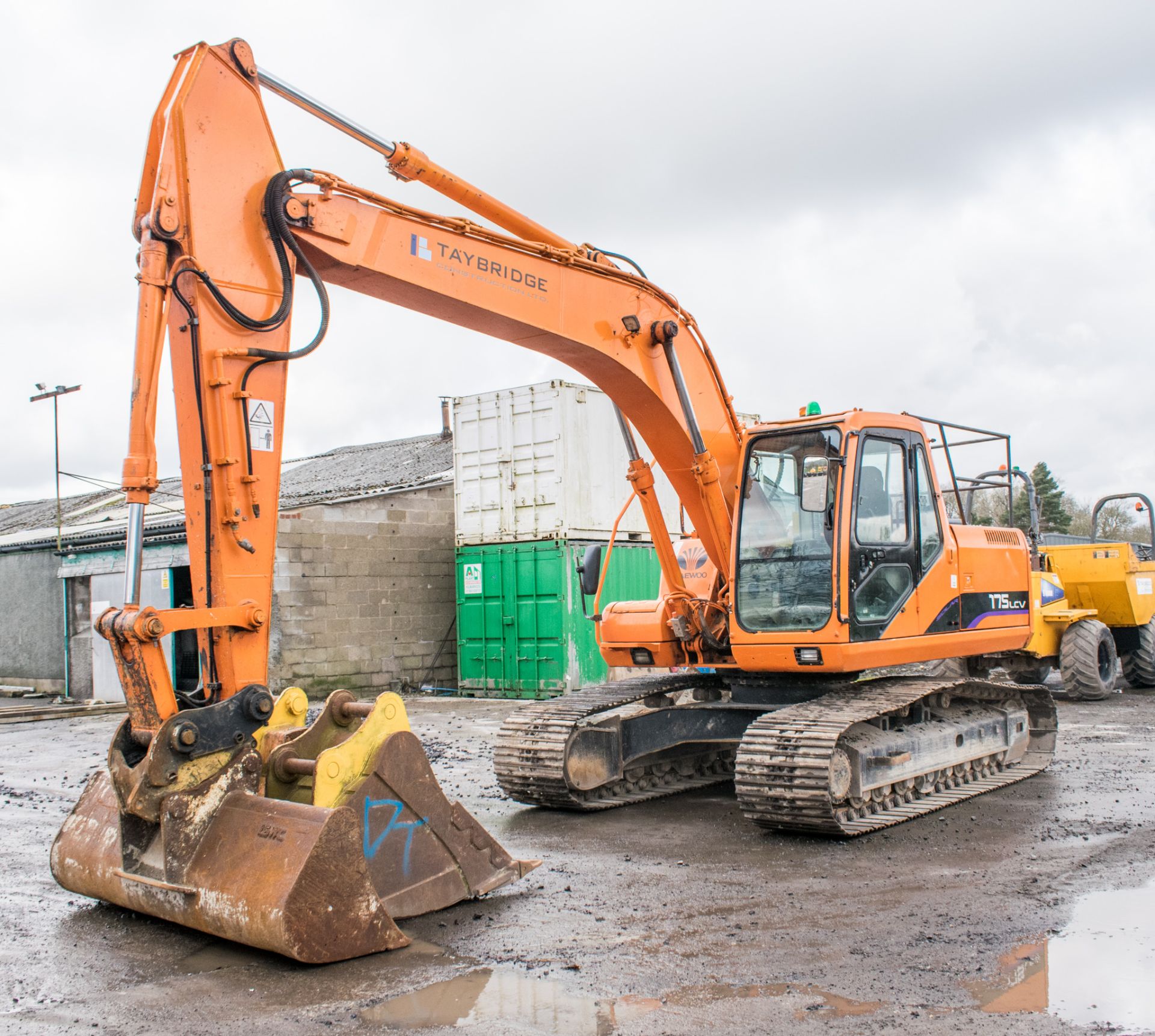 Daewoo Solar 175LC-V 17.5 tonne steel tracked excavator Year: 2005 S/N: 1159 Recorded Hours: 11,