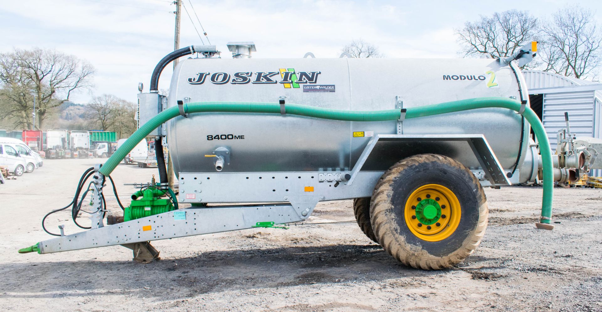 Joskin 8400ME 8500 litre galvanised slurry tanker  Year: 2019  S/N: 35718 c/w hydraulic driven PTO - Image 7 of 16