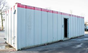 32 ft x 10 ft steel anti vandal office site unit GT34752 ** No keys**