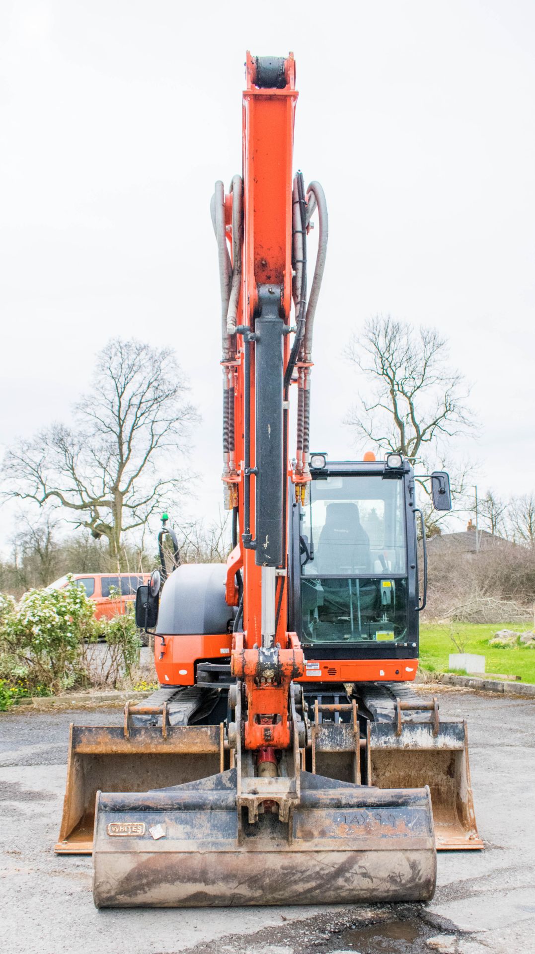 Kubota KX80 8 tonne rubber tracked midi excavator Year: 2018 S/N: 45742 Recorded Hours: 762 - Image 5 of 22