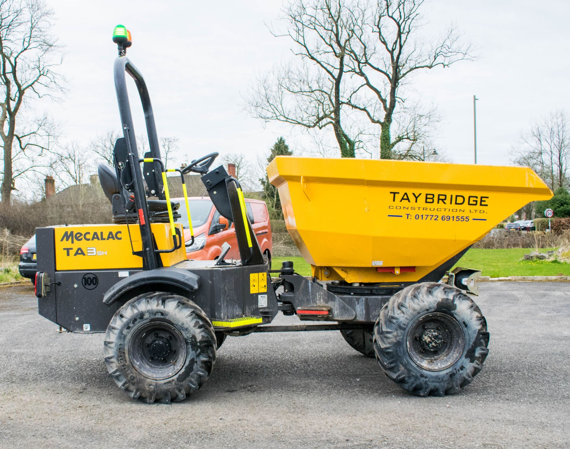 Mecelac 3 tonne swivel skip dumper Year: 2019 S/N: 2PD6627 Recorded Hours: 137 - Image 7 of 18