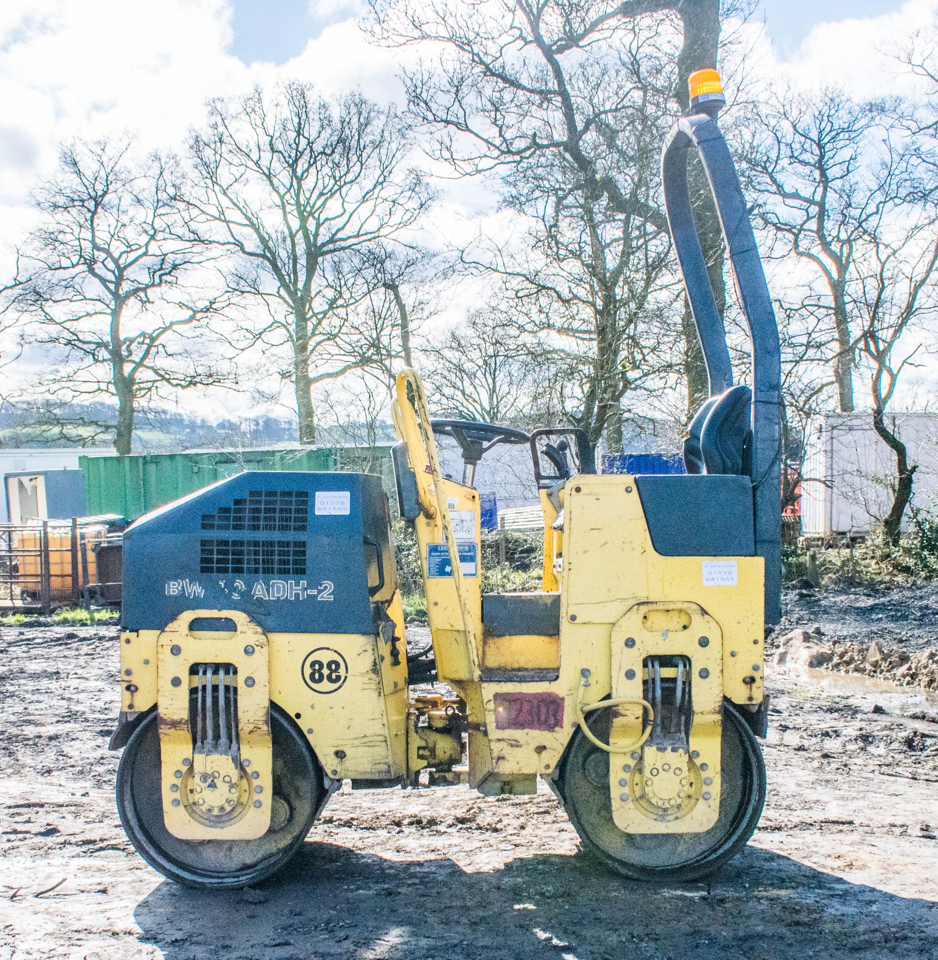 Bomag BW80 ADH-2 double drum ride on roller Year: S/N: 101460424679 Recorded Hours: 1143 88 - Image 8 of 14