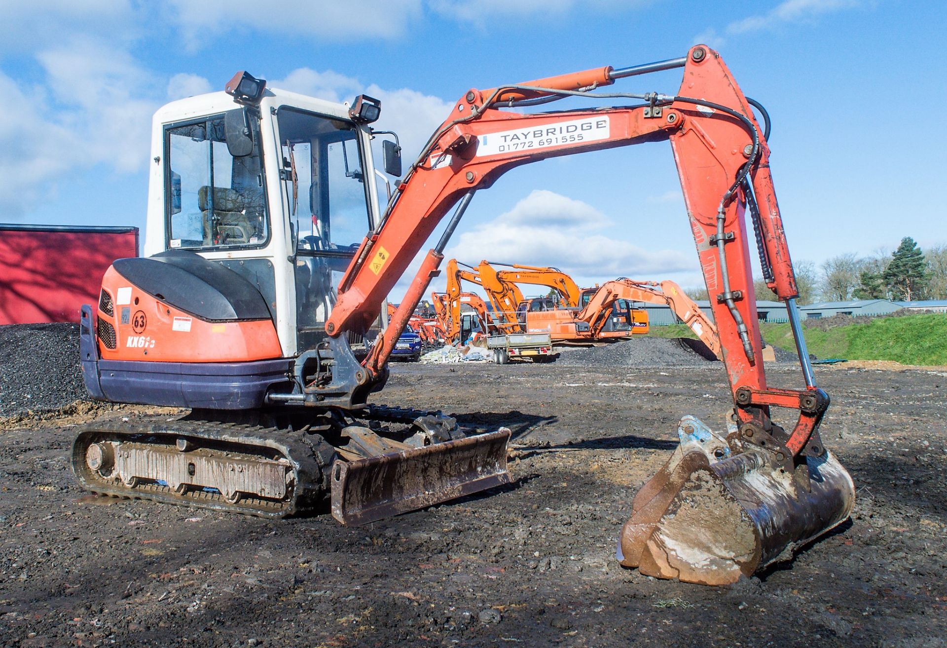 Kubota KX61-3 2.6 tonne rubber tracked mini excavator Year: 2006 S/N: 75518 Recorded Hours: 6513 - Image 2 of 23