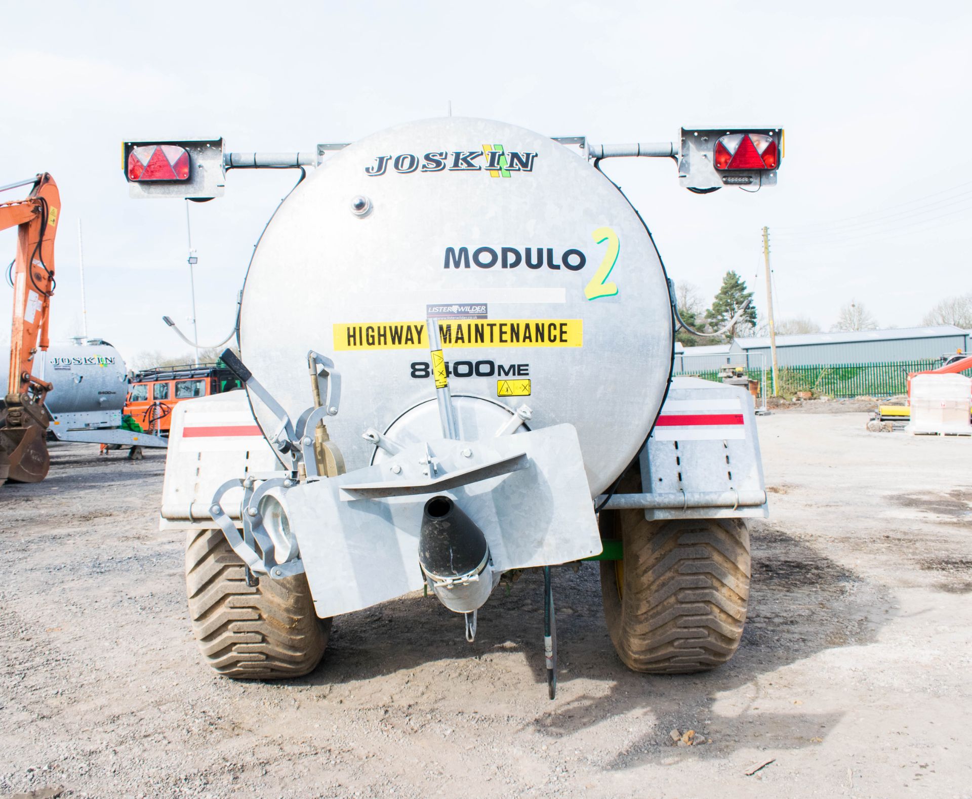 Joskin 8400ME 8500 litre galvanised slurry tanker  Year: 2019  S/N: 35719 c/w hydraulic driven PTO - Image 6 of 15