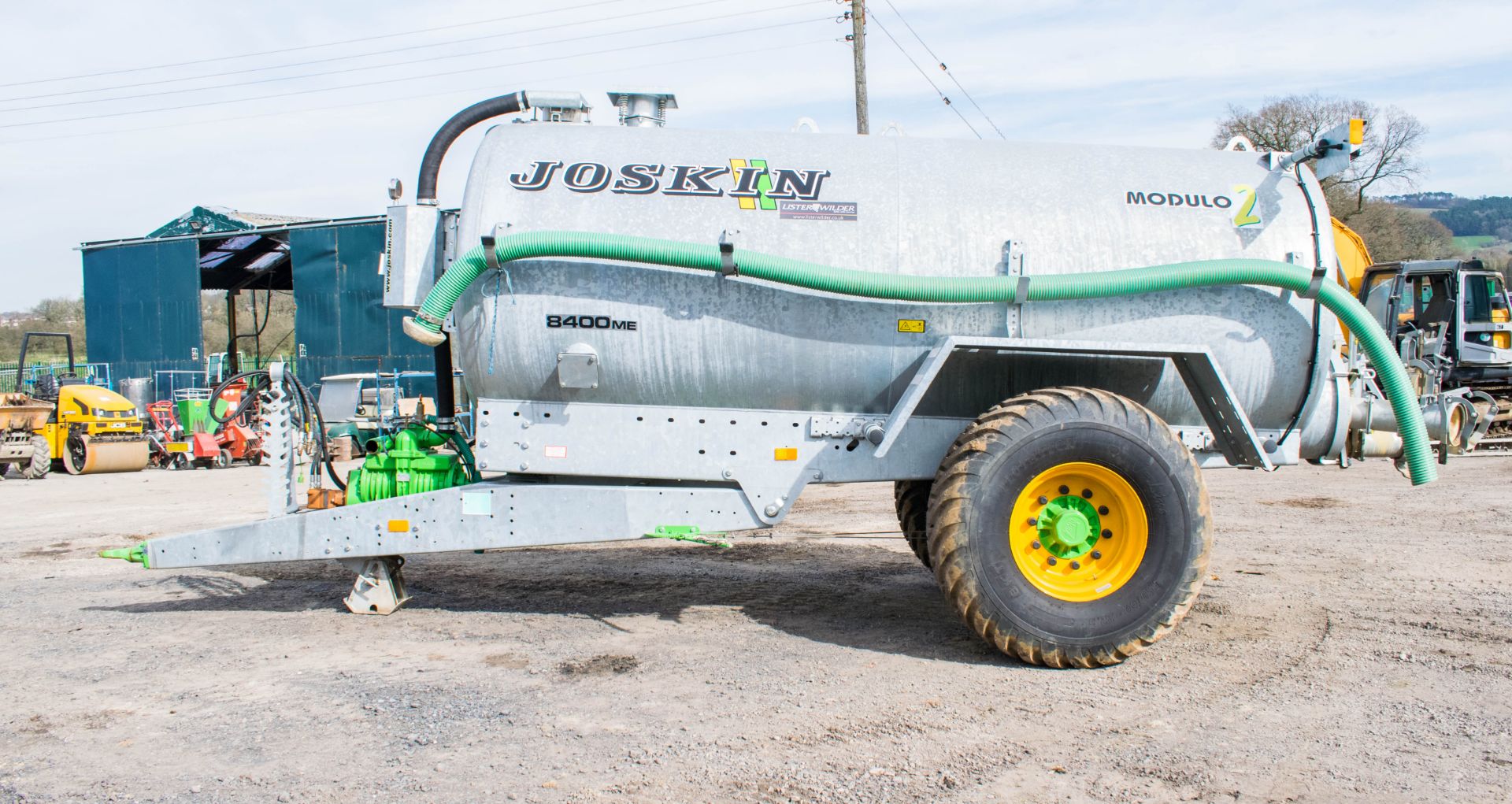 Joskin 8400ME 8500 litre galvanised slurry tanker  Year: 2019  S/N: 35723 c/w hydraulic driven PTO - Image 8 of 15