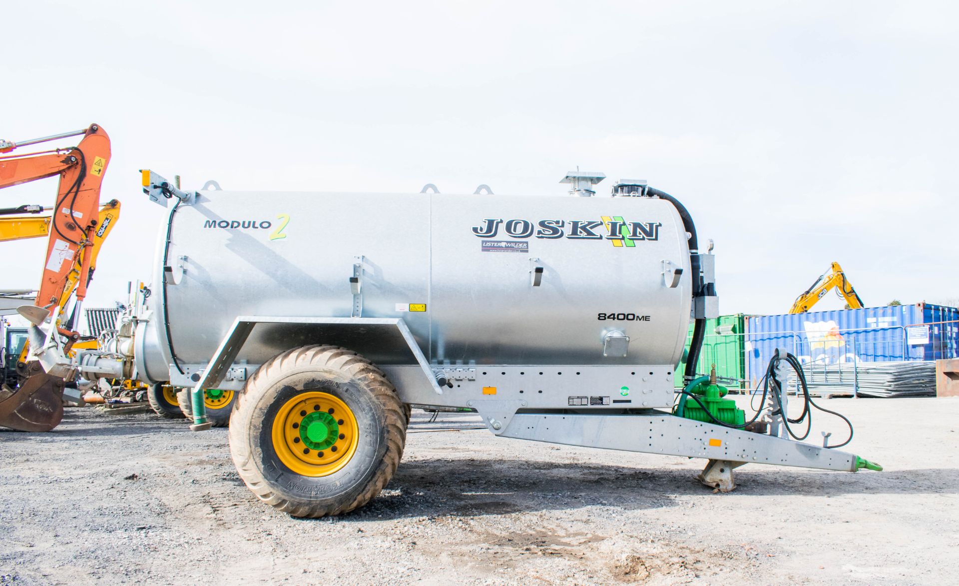 Joskin 8400ME 8500 litre galvanised slurry tanker  Year: 2019  S/N: 35718 c/w hydraulic driven PTO - Image 8 of 16