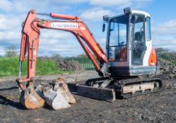 Kubota KX61-3 2.6 tonne rubber tracked mini excavator Year: 2006 S/N: 75311 Recorded Hours: 7076