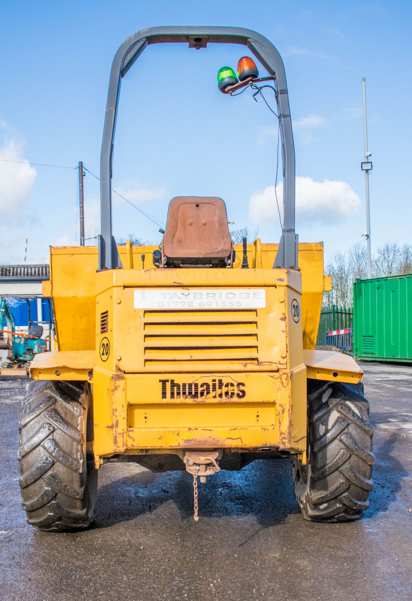 Thwaites 6 tonne straight skip dumper Year: 2003 S/N: 2137 Recorded Hours: 3574 20 - Image 6 of 18