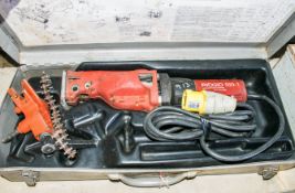 Ridgid 550-1 110 volt pipe saw  c/w carry case