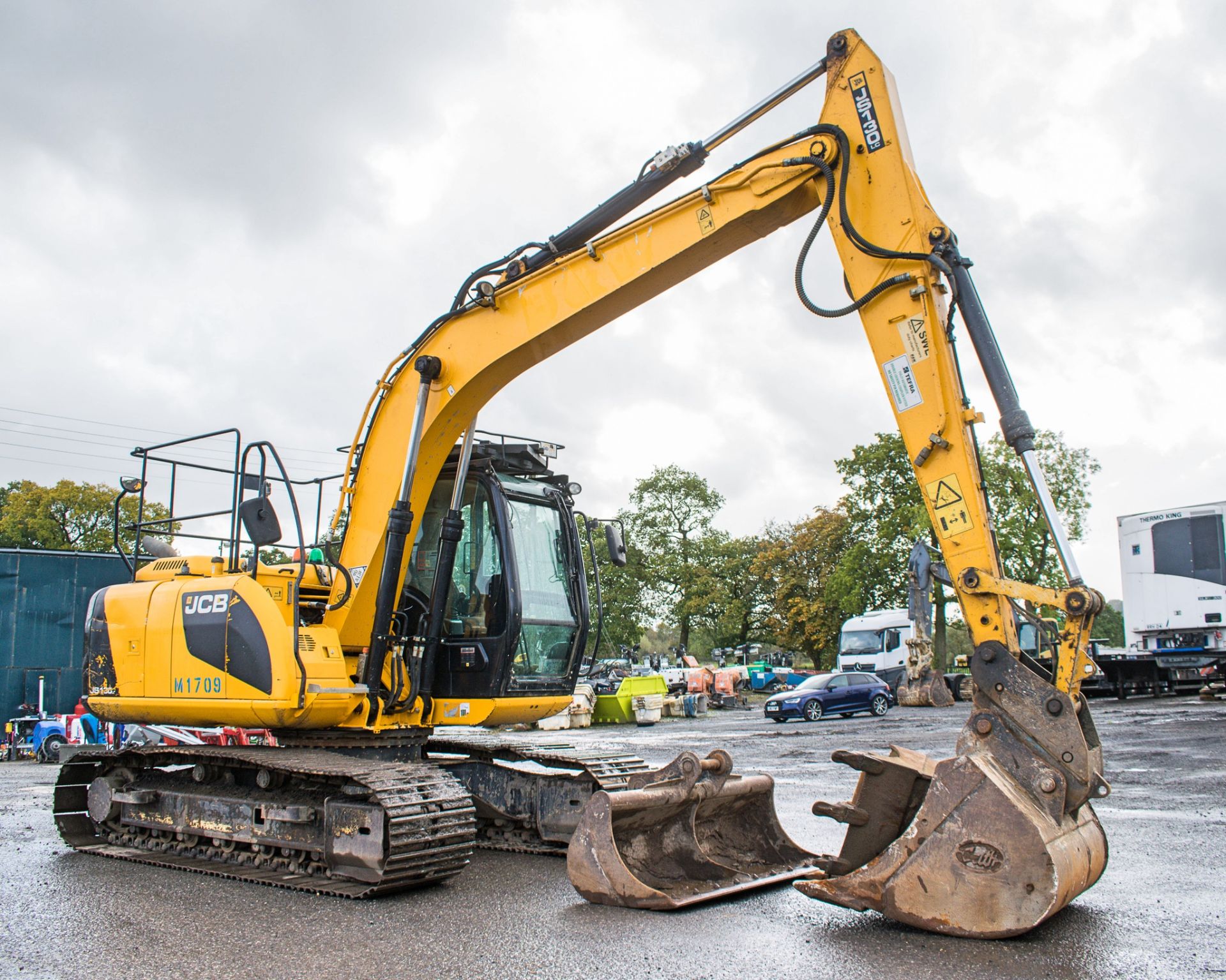 JCB JS130 LC 14 tonne steel tracked excavator Year: 2014 S/N: 2134023 Recorded Hours: 6798 auxiliary - Image 2 of 22