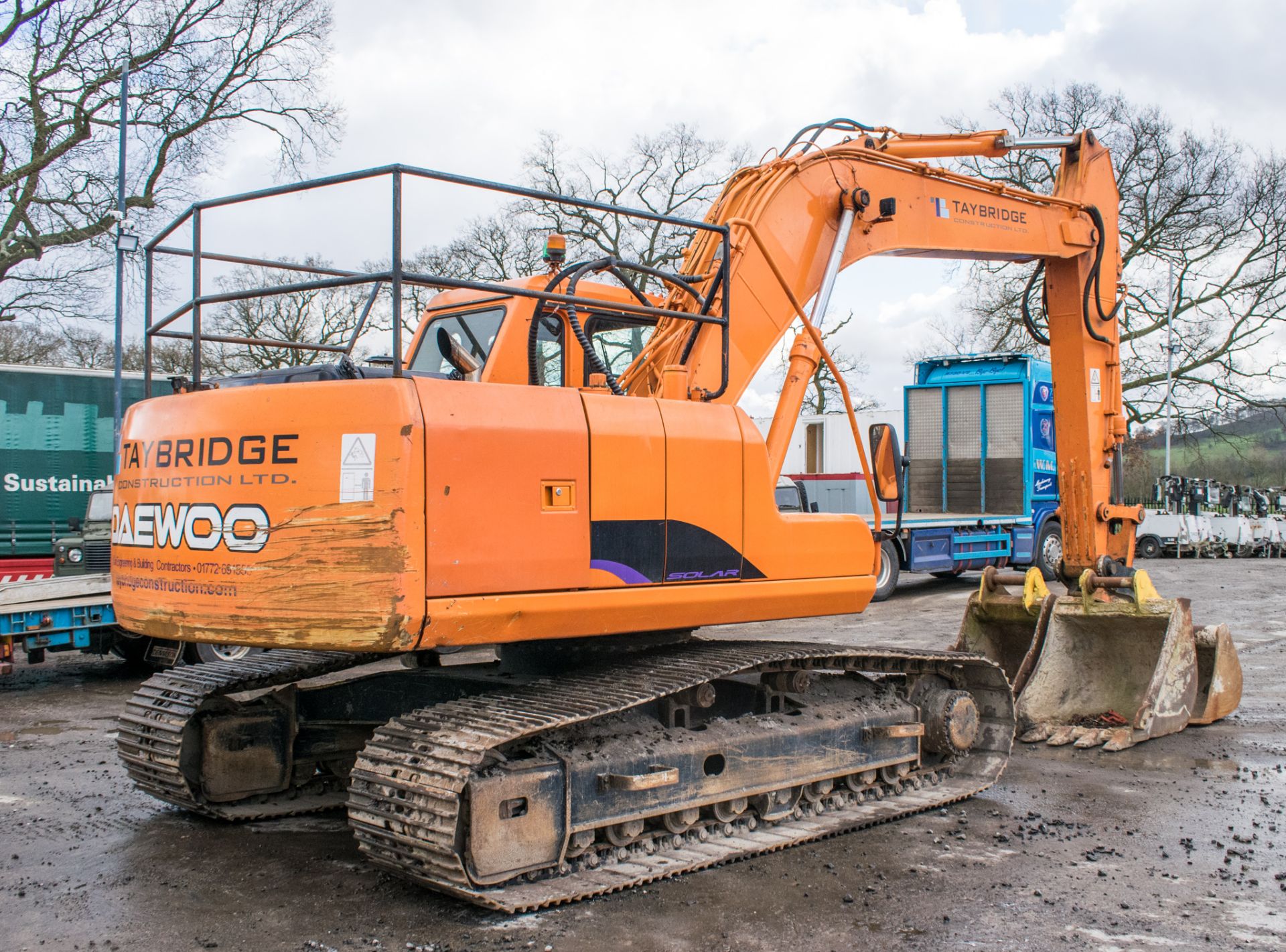 Daewoo Solar 175LC-V 17.5 tonne steel tracked excavator Year: 2005 S/N: 1159 Recorded Hours: 11, - Image 3 of 24