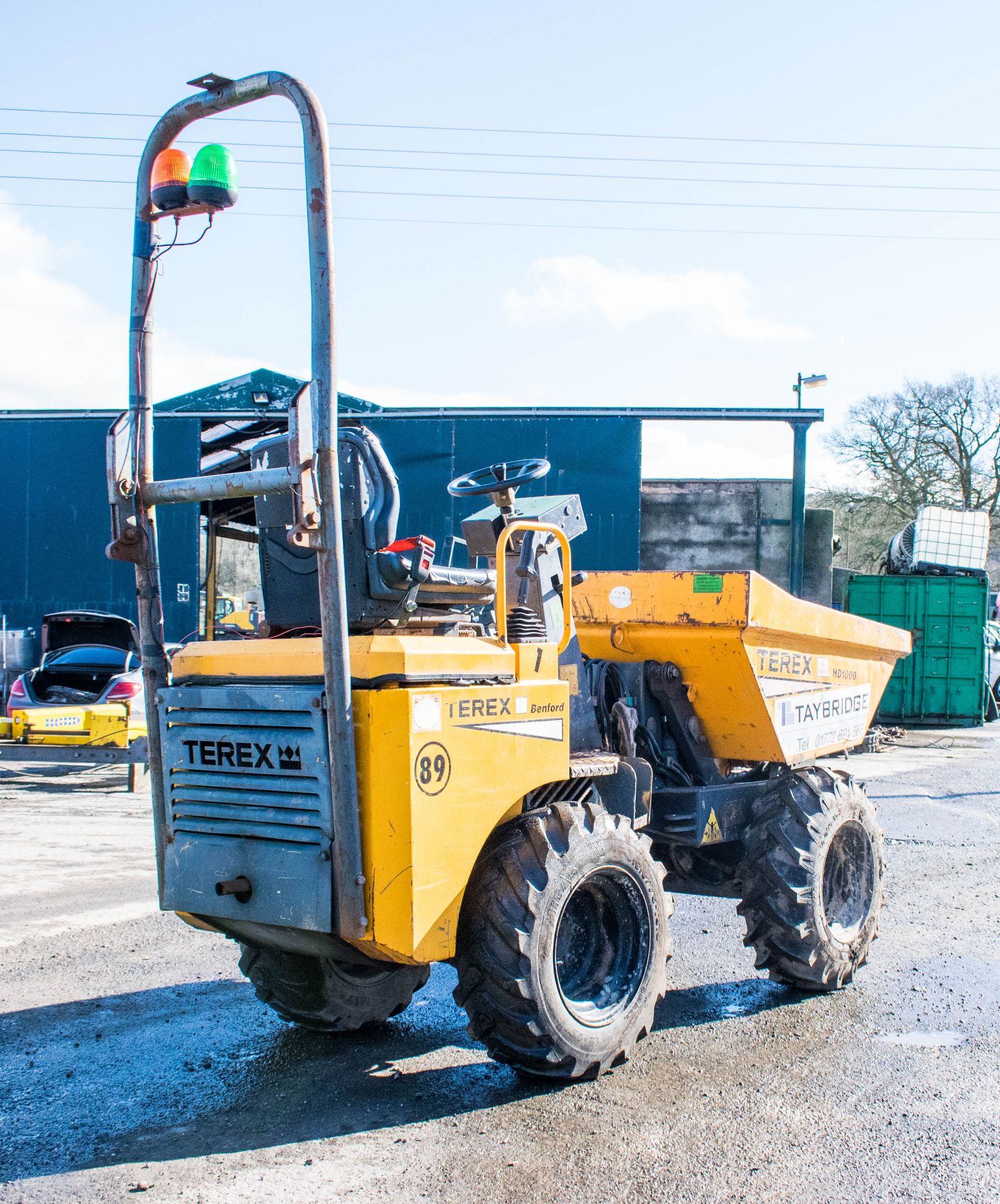 Benford Terex HD1000 1 tonne high tip dumper Year: 2003 S/N: E301HM826 Recorded Hours: Not displayed - Image 3 of 16