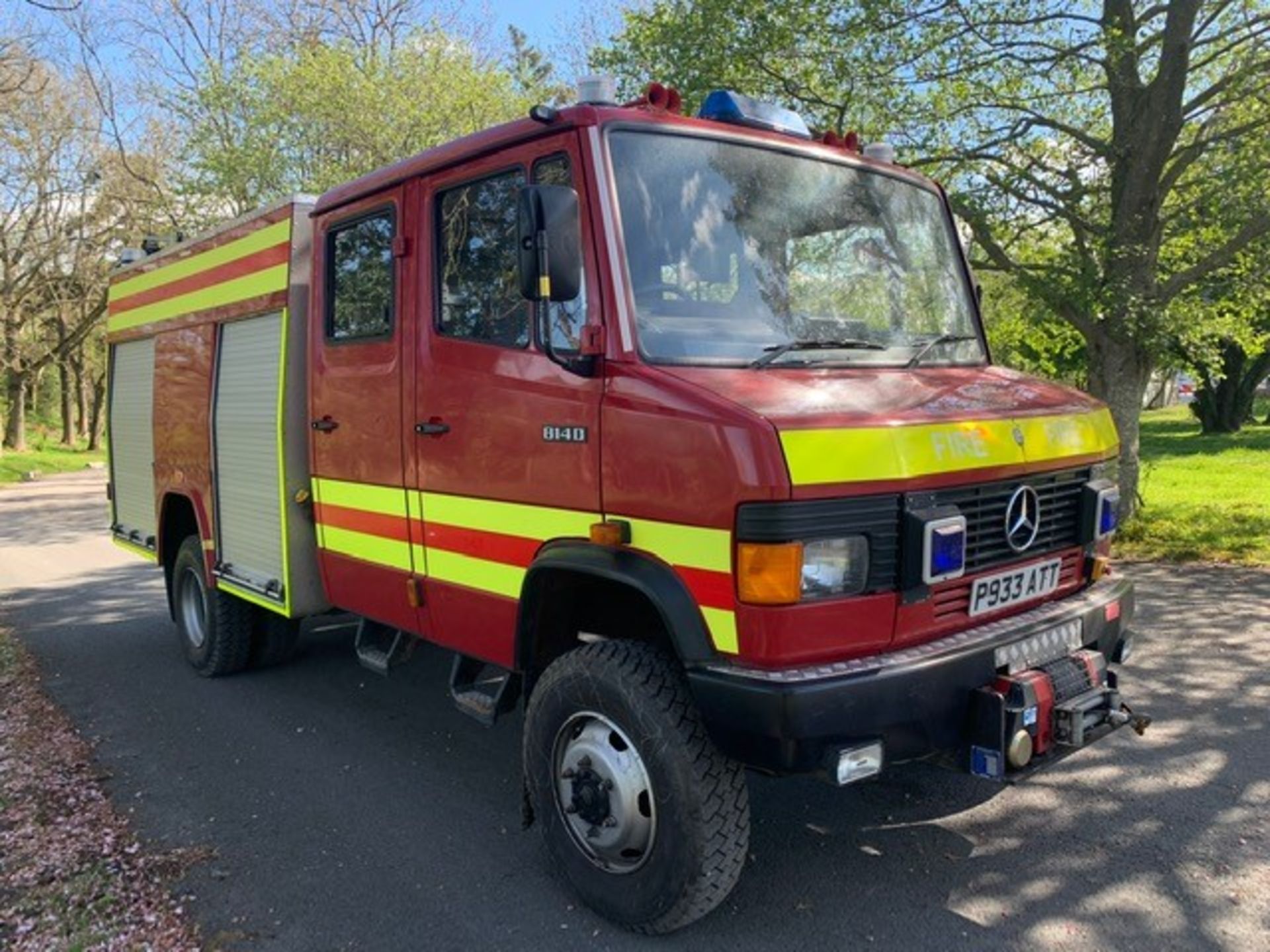 Mercedes Benz 814D 4 wheel drive fire engine Registration Number: P933 ATT Date of Registration: - Image 2 of 33