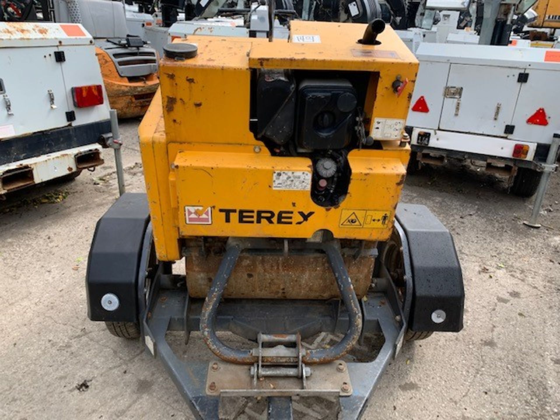 Benford Terex 1-71 HEY single drum pedestrian roller Year: 2014 S/N: E5KX0112 Recorded Hours: 71.9 - Image 5 of 15