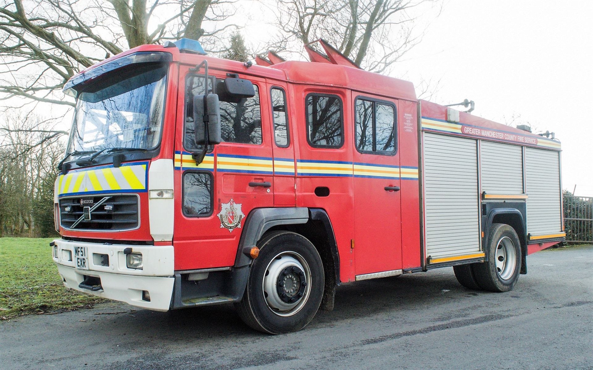 Volvo fire engine Registration Number: MF51 EXR Date of Registration: 01/10/2001 MOT Expires: