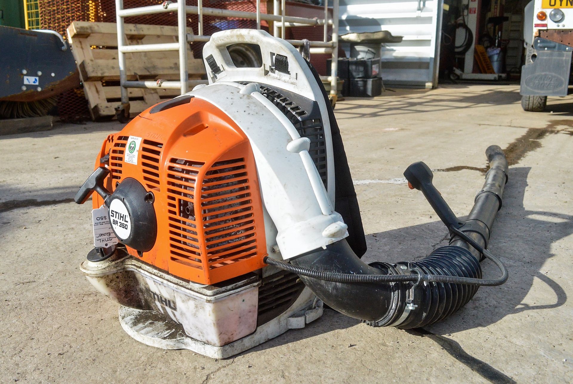 Stihl BR350 petrol driven back pack leaf blower