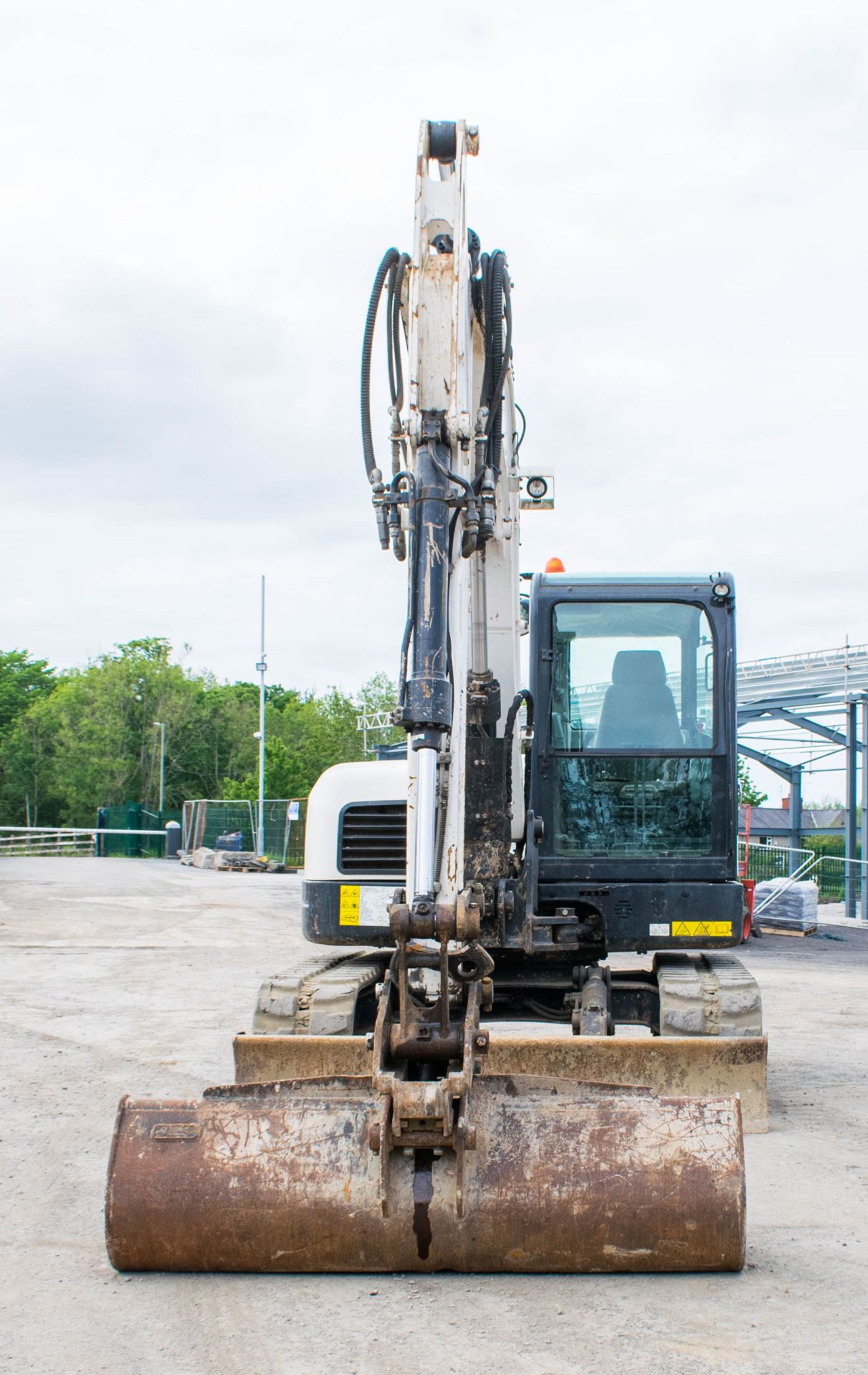Bobcat E80 8 tonne rubber tracked excavator Year: 2013 S/N: aet312767 Recorded Hours: 2244 blade, - Bild 5 aus 21