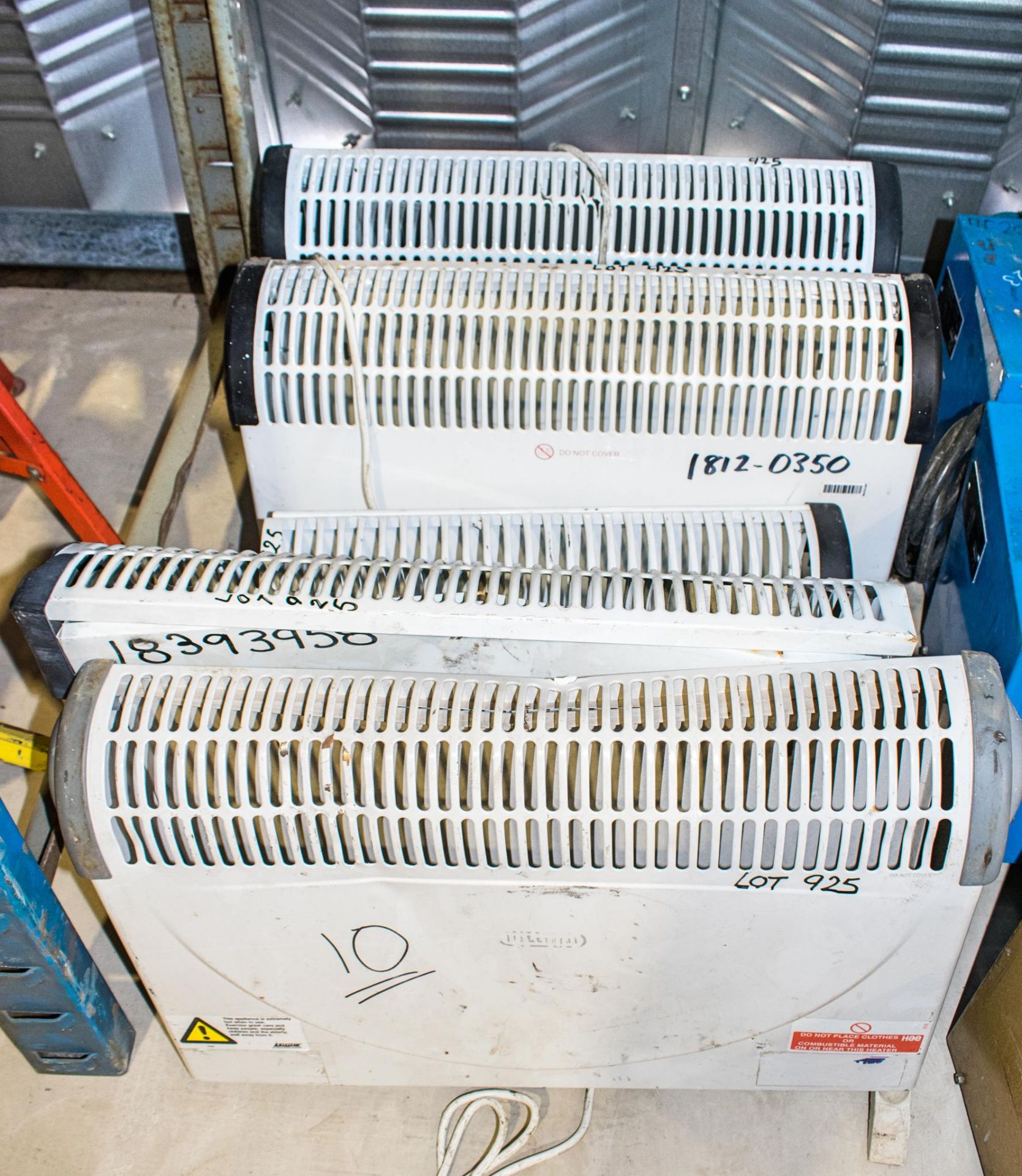 5 - 240v convection heaters