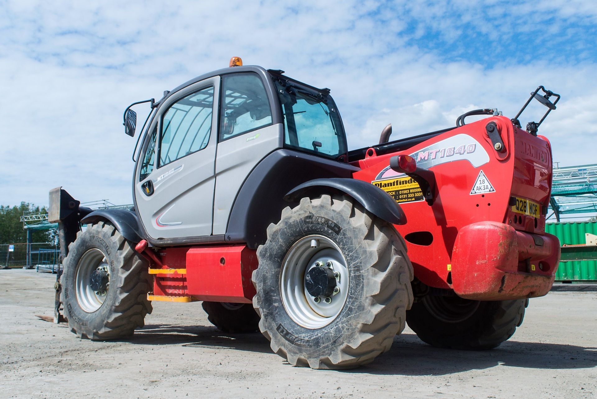 Manitou MT1840 18 metre telescopic handler Year: 2014 S/N: 942505 Recorded Hours: 3106 c/w side - Image 3 of 23