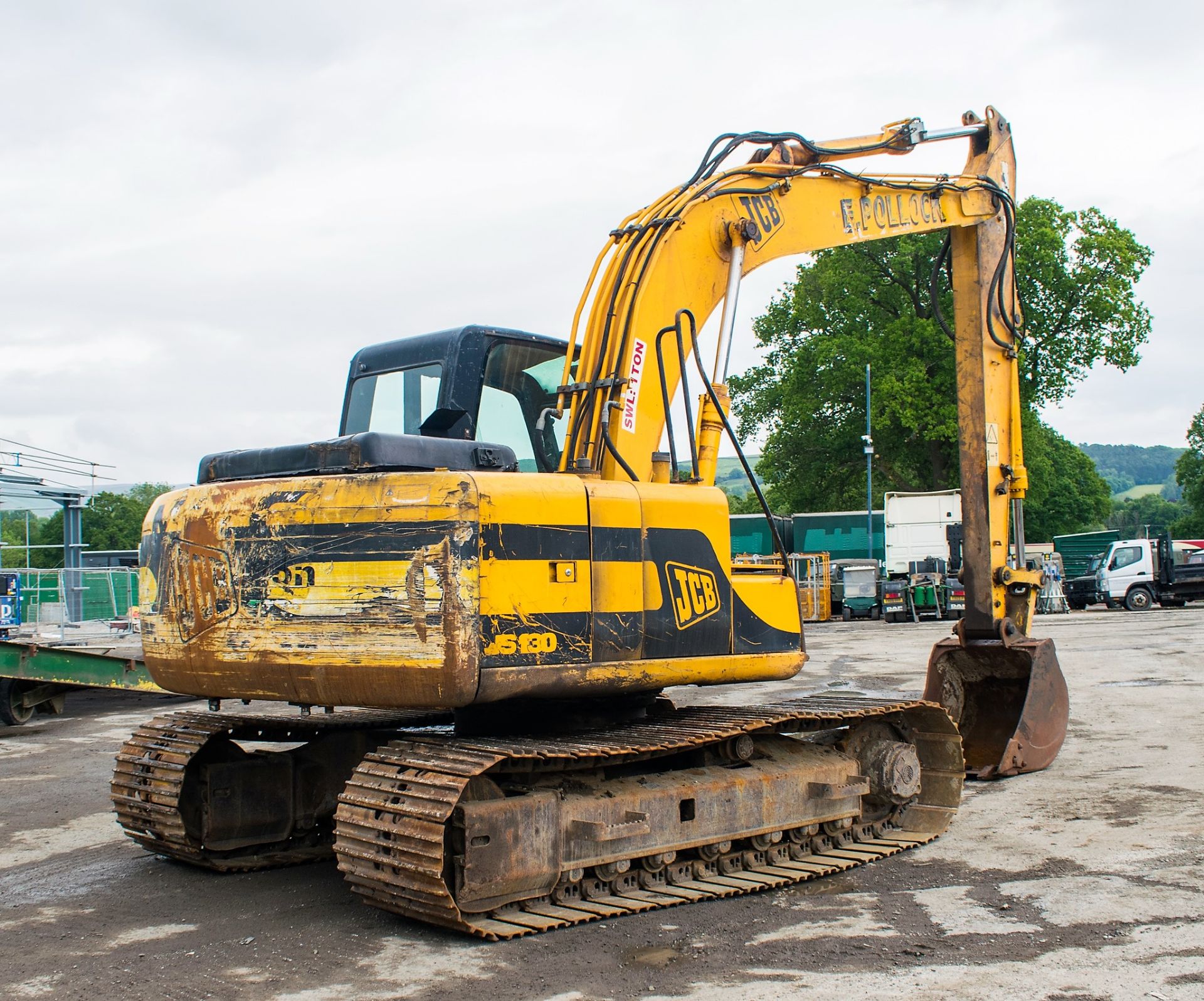 JCB JS130 13 tonne steel tracked excavator Year: 2001 S/N: E0759780 Recorded Hours: Not displayed - Image 3 of 20