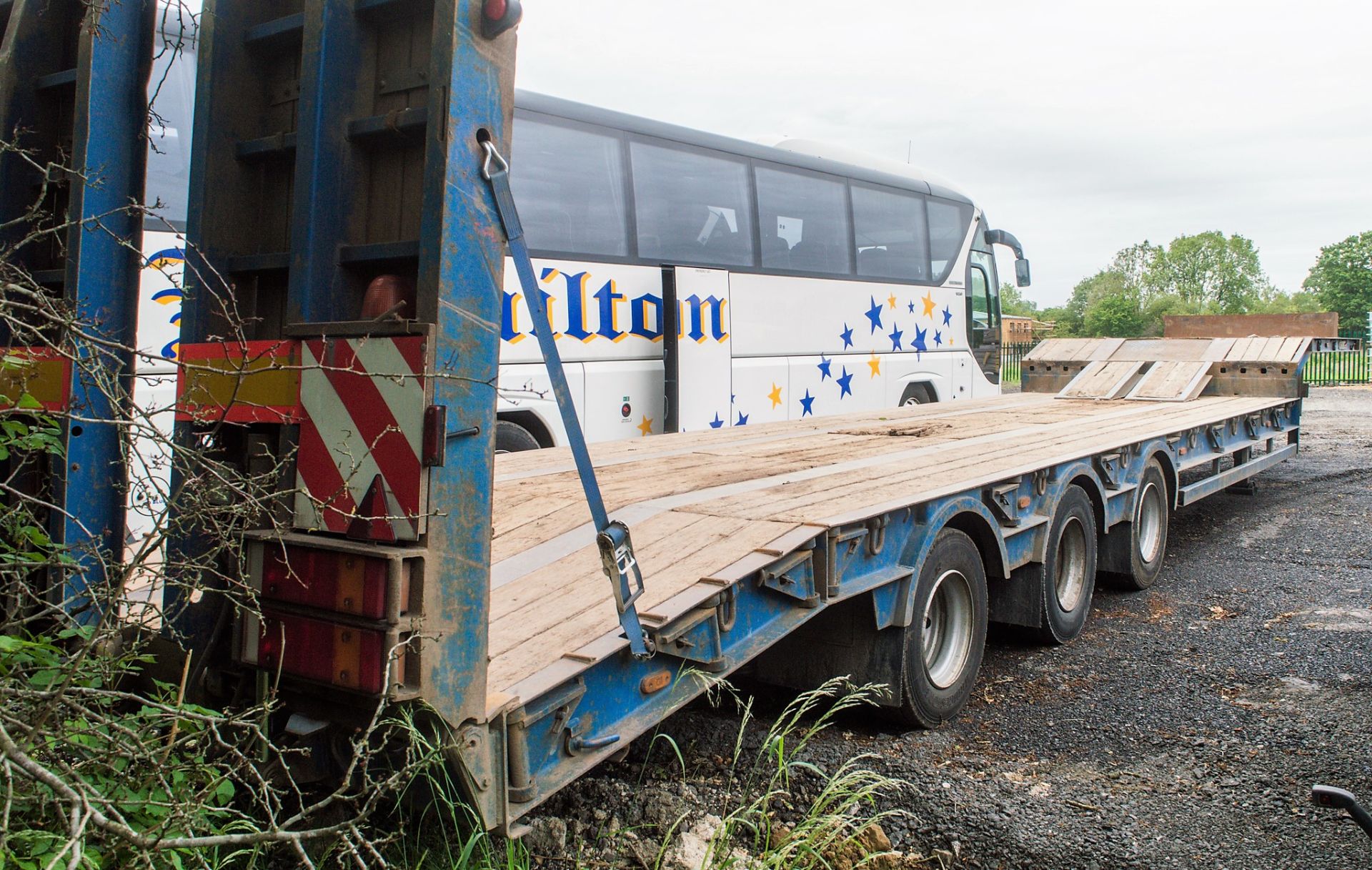 King GTS 444 tri axle step frame low loader Year: 2008 S/N: 894081 Ministry No: C276586 c/w - Image 3 of 15