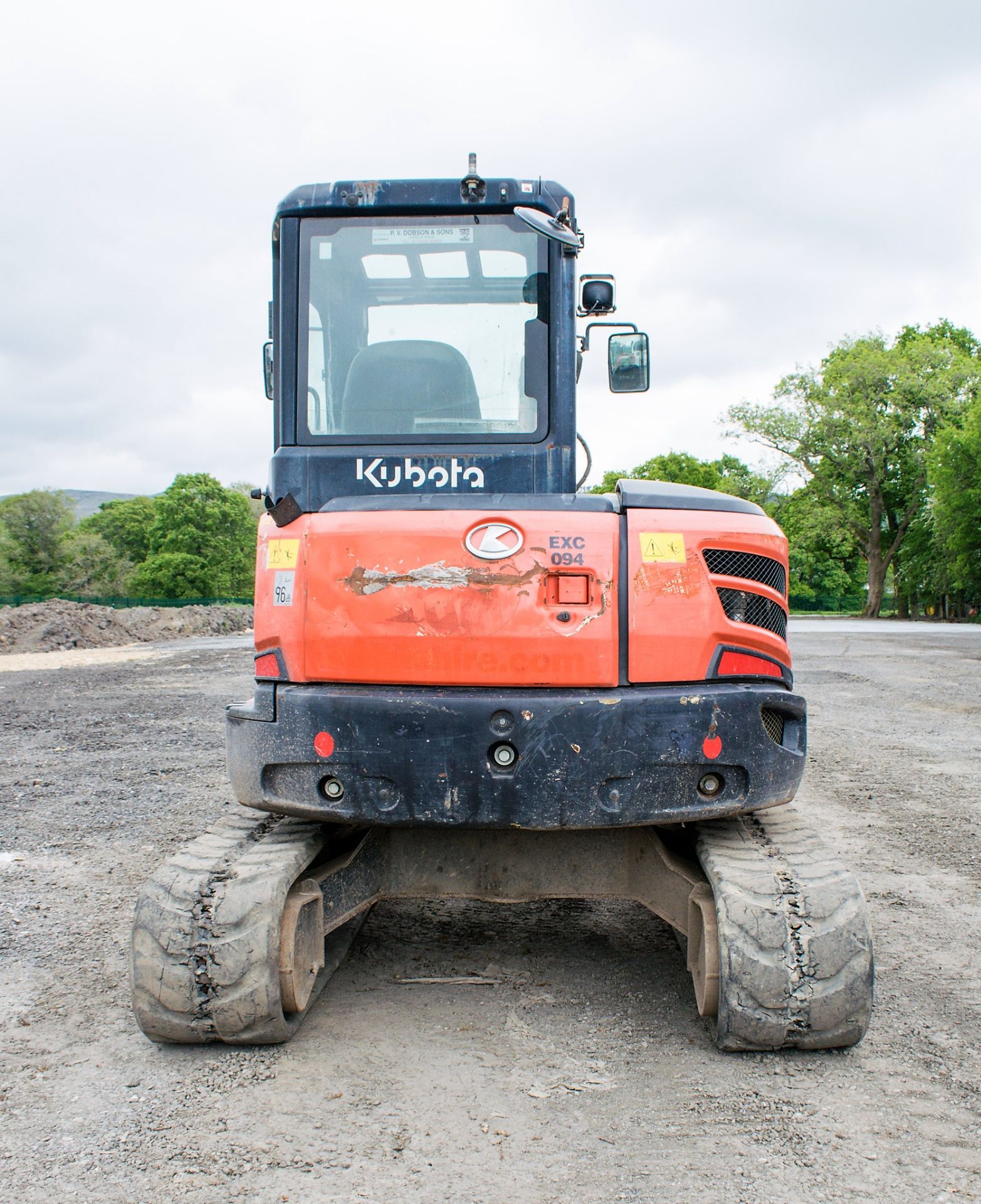 Kubota U48-4 4.8 tonne rubber tracked excavator Year: 2011  S/N: 50514 Recorded hours: 3831 blade, - Bild 6 aus 21