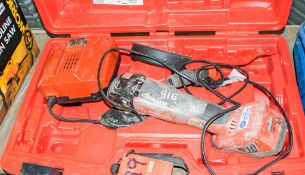 Hilti AG125-A22 cordless angle grinder c/w charger, battery & carry case A948863