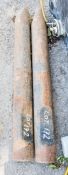 2 - chisels to suit 8 tonne hydraulic breaker