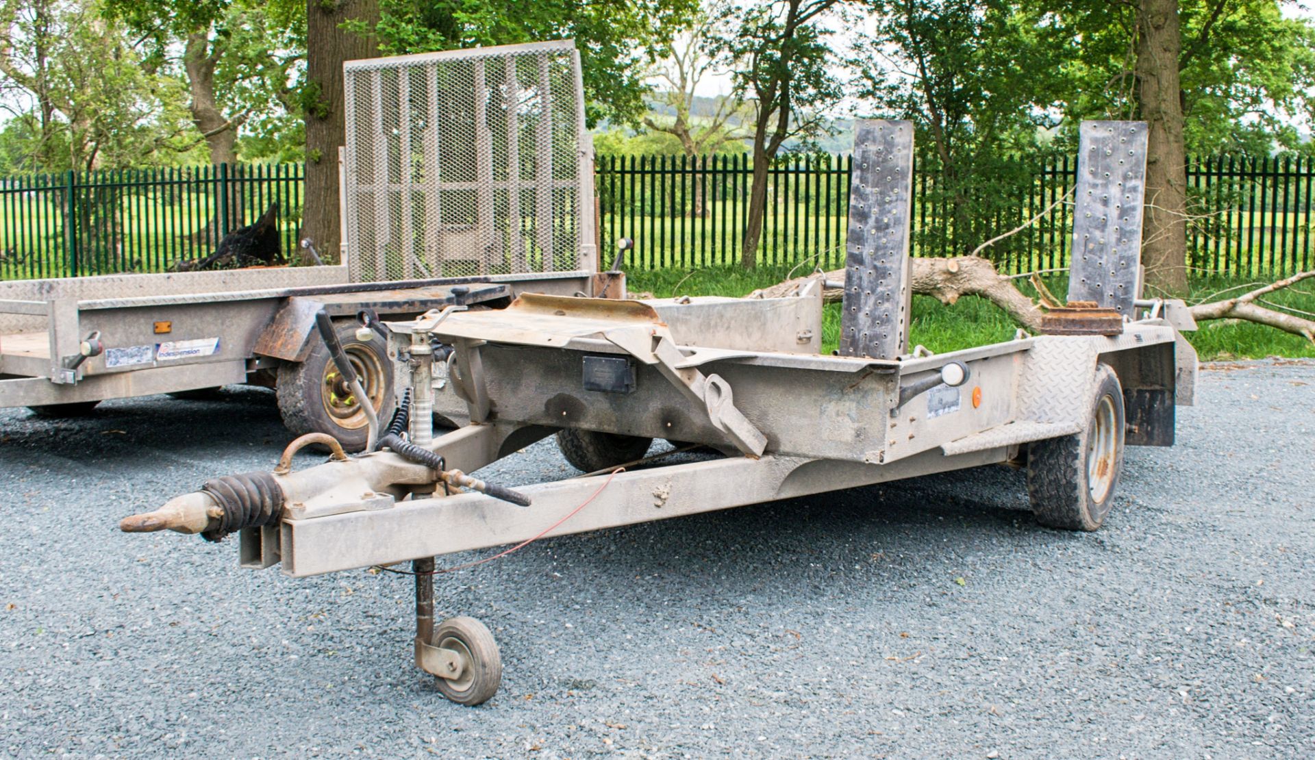 Ifor Williams GH1054BT 10' by 5' plant trailer  S/N: 620906 **wheel missing**  A617611