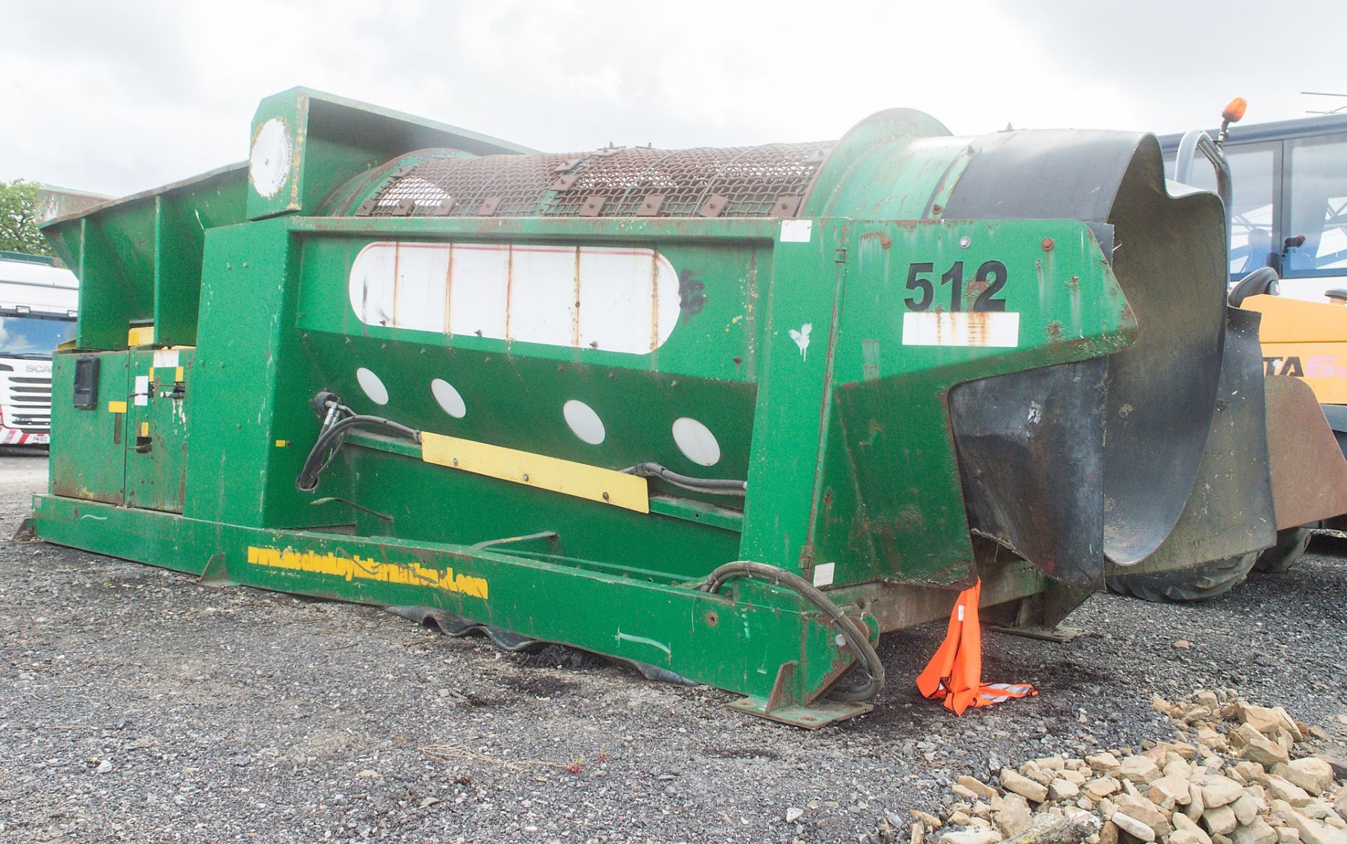 McCloskey 512 floor mounted rotary screen/tromell c/w spare drum - Image 3 of 9