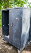 Armorgard Fittingstor steel double door site cabinet  **door missing**