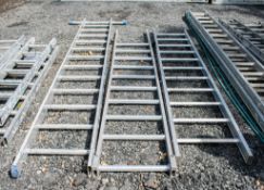 3 - Aluminium ladder sections