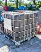 1000 litre intermediate bulk container ** No VAT on hammer price but VAT will be charged on Buyers
