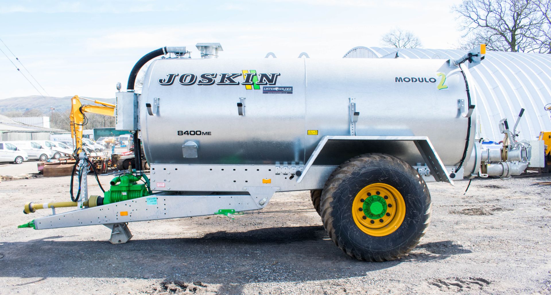 Joskin 8400ME 8500 litre galvanised slurry tanker  Year: 2019  S/N: 35721 c/w standard tractor - Image 7 of 13