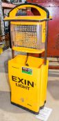 Exin cordless site light c/w charger A856292