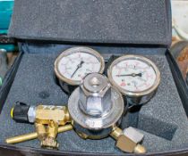 Gas regulator c/w carry case