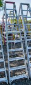 10 tread aluminium step ladder