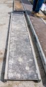 Aluminium staging board approx. 10 foot long  A590823