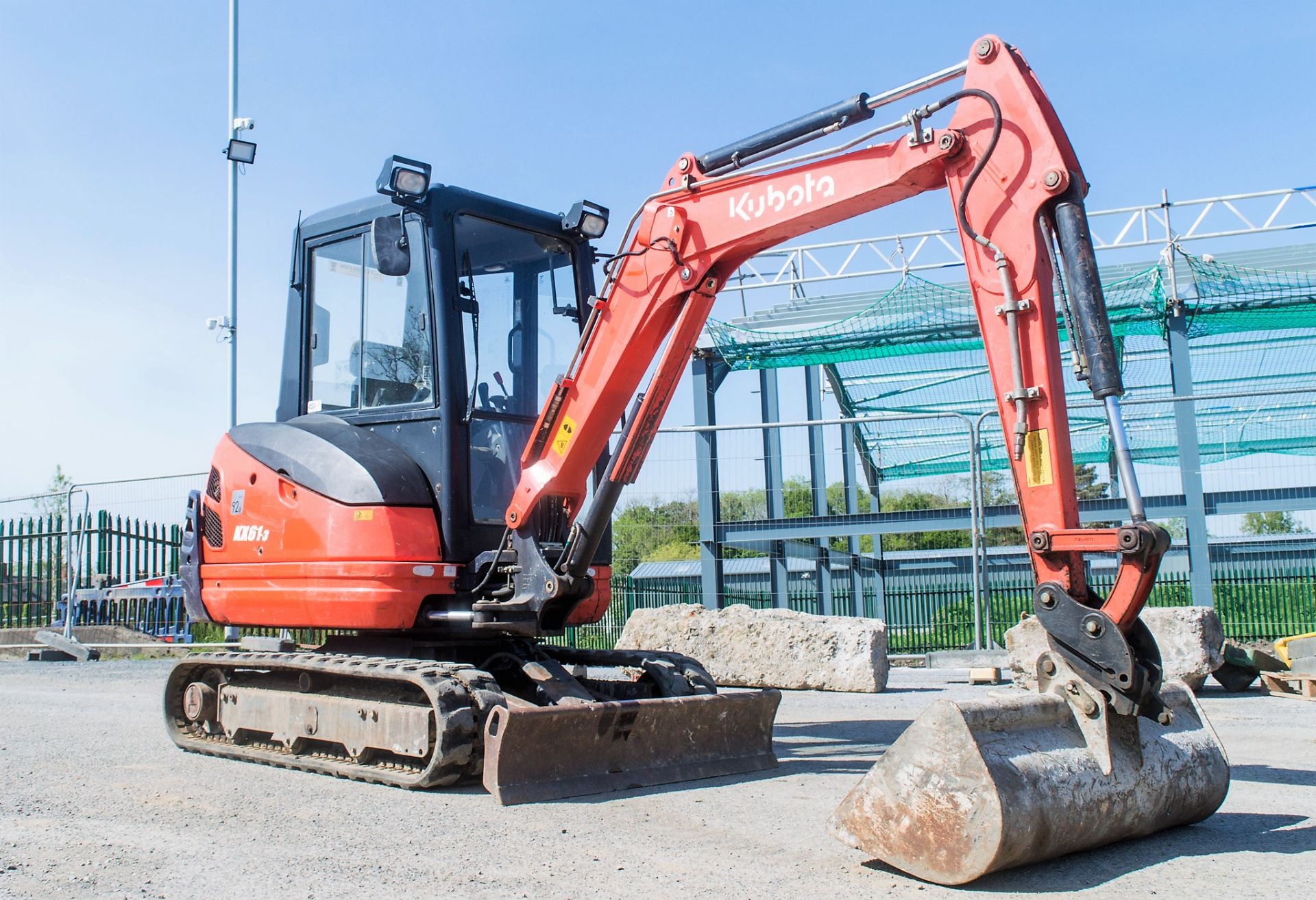 Kubota KX61-3 2.5 tonne rubber tracked mini excavator Year: 2013 S/N: 80221 Recorded Hours: 3158 - Image 2 of 22