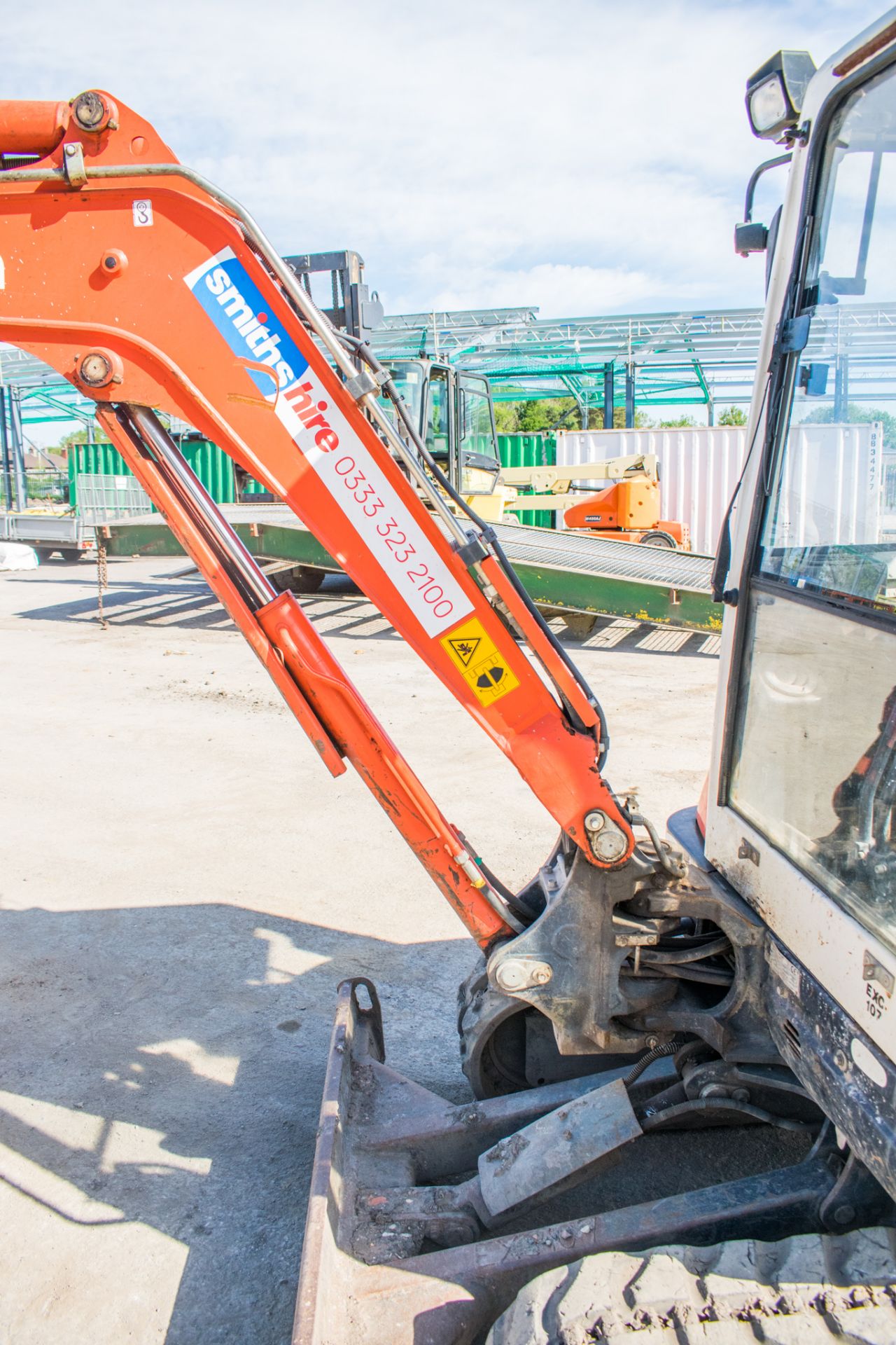 Kubota 61-3 2.6 tonne rubber tracked mini excavator Year: 2012 S/N:79112 Recorded hours: 3890 blade, - Image 14 of 16