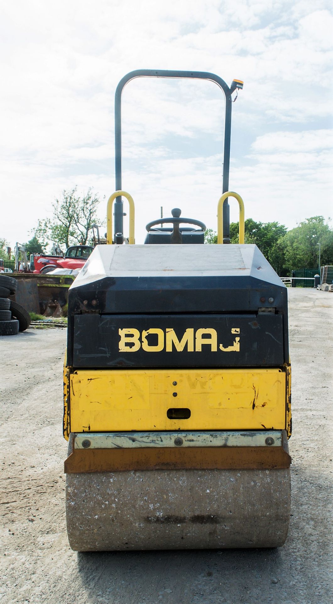 Bomag BW80 ADH-2 double drum ride on roller Year: 2007 S/N: 604256 Recorded Hours: 1503 S8082 - Image 5 of 14