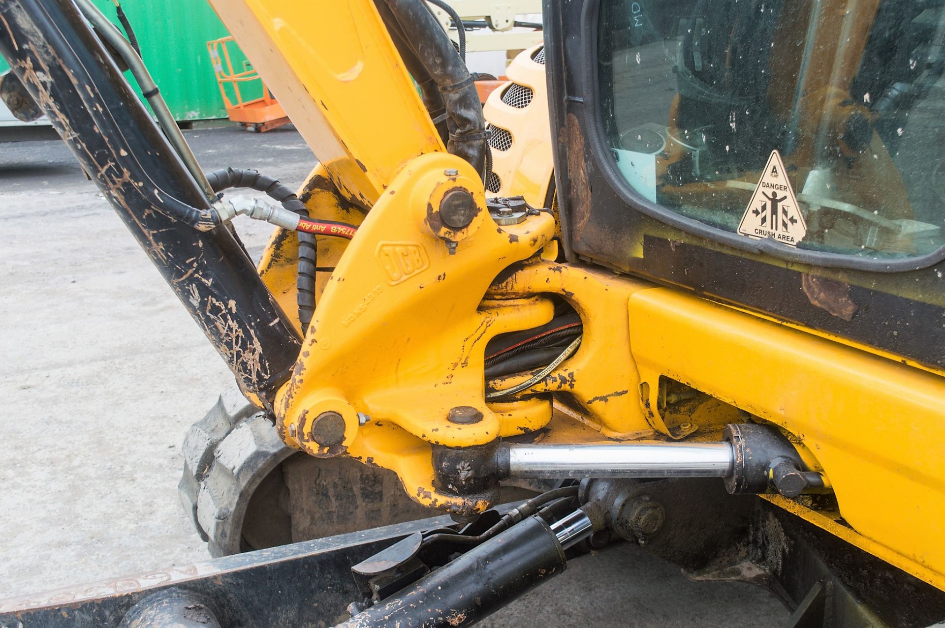 JCB 8050 RTS reduced tail swing rubber tracked mini excavator  Year: 2013 S/N: 741958 Recorded - Bild 15 aus 23