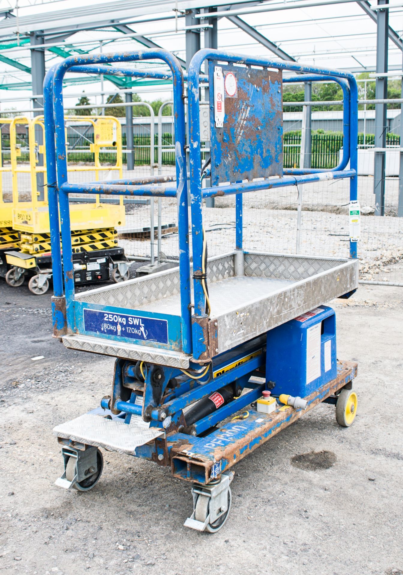 Power Tower battery electric push along scissor lift access platfrom  Year: 2011 PF1300 - Image 2 of 4