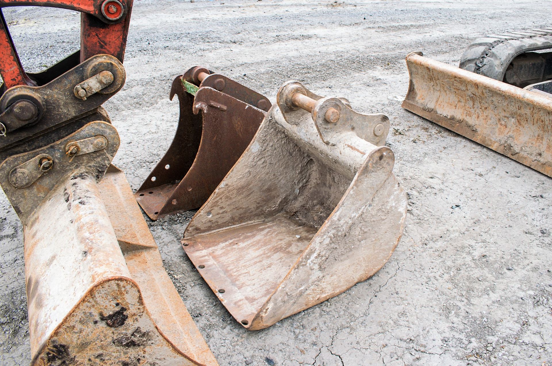 Kubota U48-4 4.8 tonne rubber tracked excavator Year: 2011  S/N: 50514 Recorded hours: 3831 blade, - Bild 13 aus 21