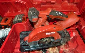 Hilti SCM 22 - A cordless circular saw  c/w charger, 2 batteries and carry case  A688198