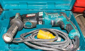 Makita HR2611F 110v SDS hammer drill c/w carry case A373741