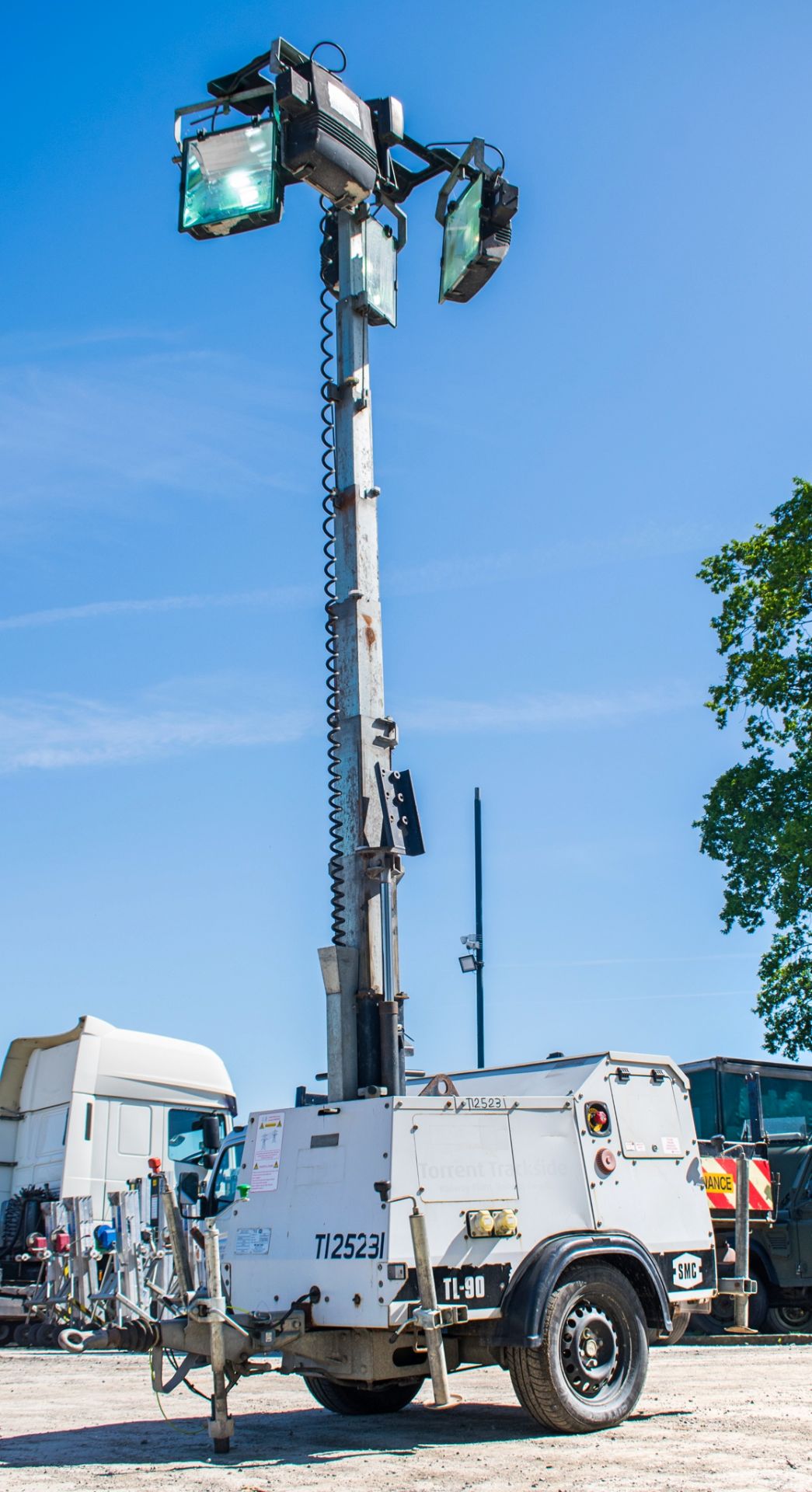 SMC TL-90 diesel driven fast tow lighting tower Year: 2012 S/N: T90129123 Recorded Hours: 4206 - Image 5 of 8