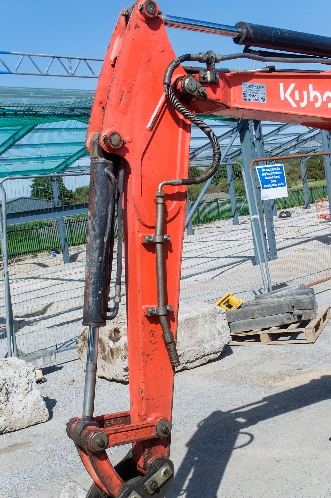 Kubota KX61-3 2.5 tonne rubber tracked mini excavator Year: 2013 S/N: 80221 Recorded Hours: 3158 - Image 12 of 22