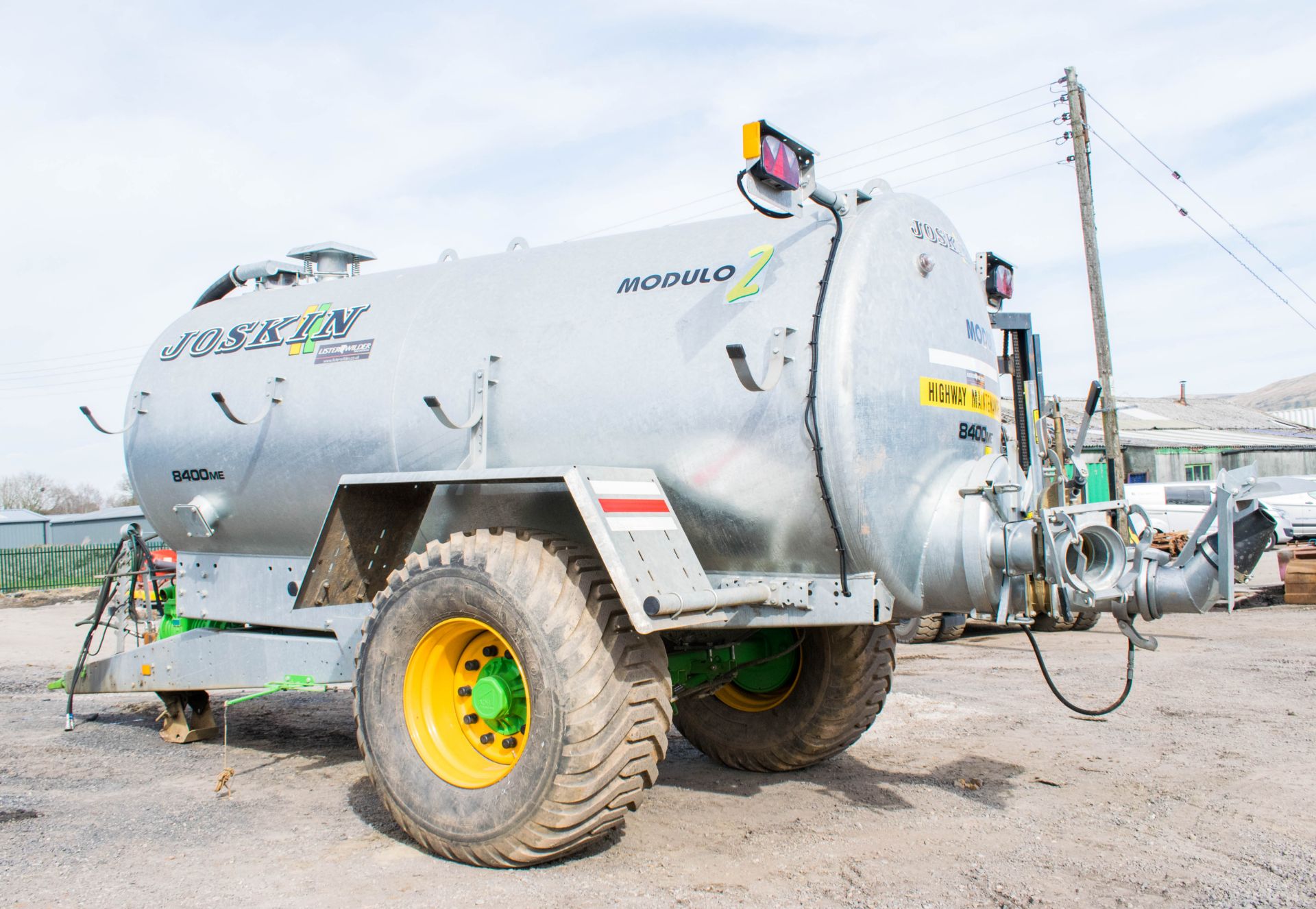 Joskin 8400ME 8500 litre galvanised slurry tanker  Year: 2019  S/N: 35719 c/w hydraulic driven PTO - Image 3 of 15